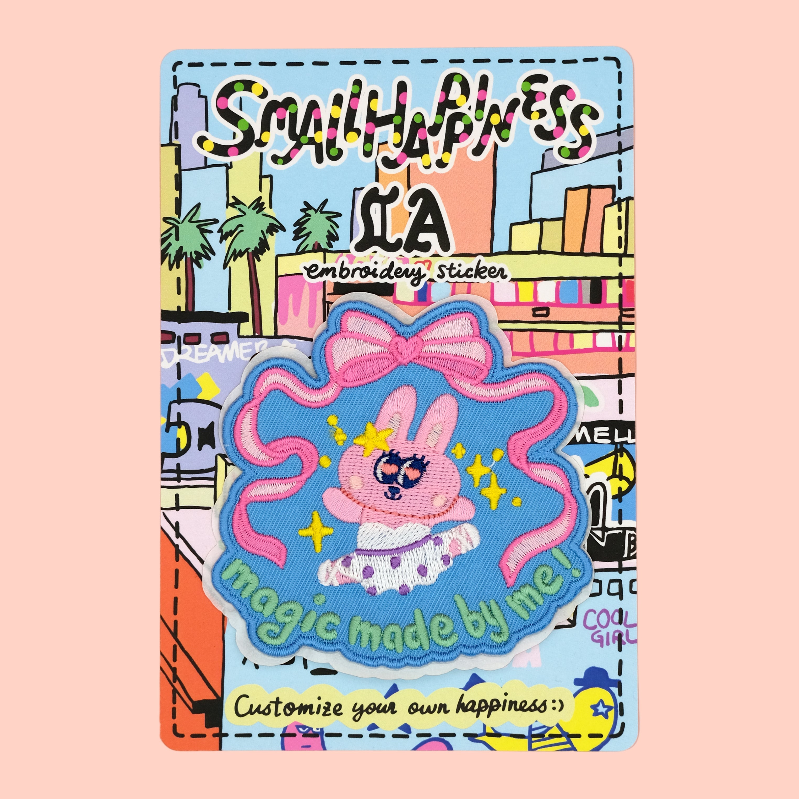 Bunny Ballet Embroidery Sticker