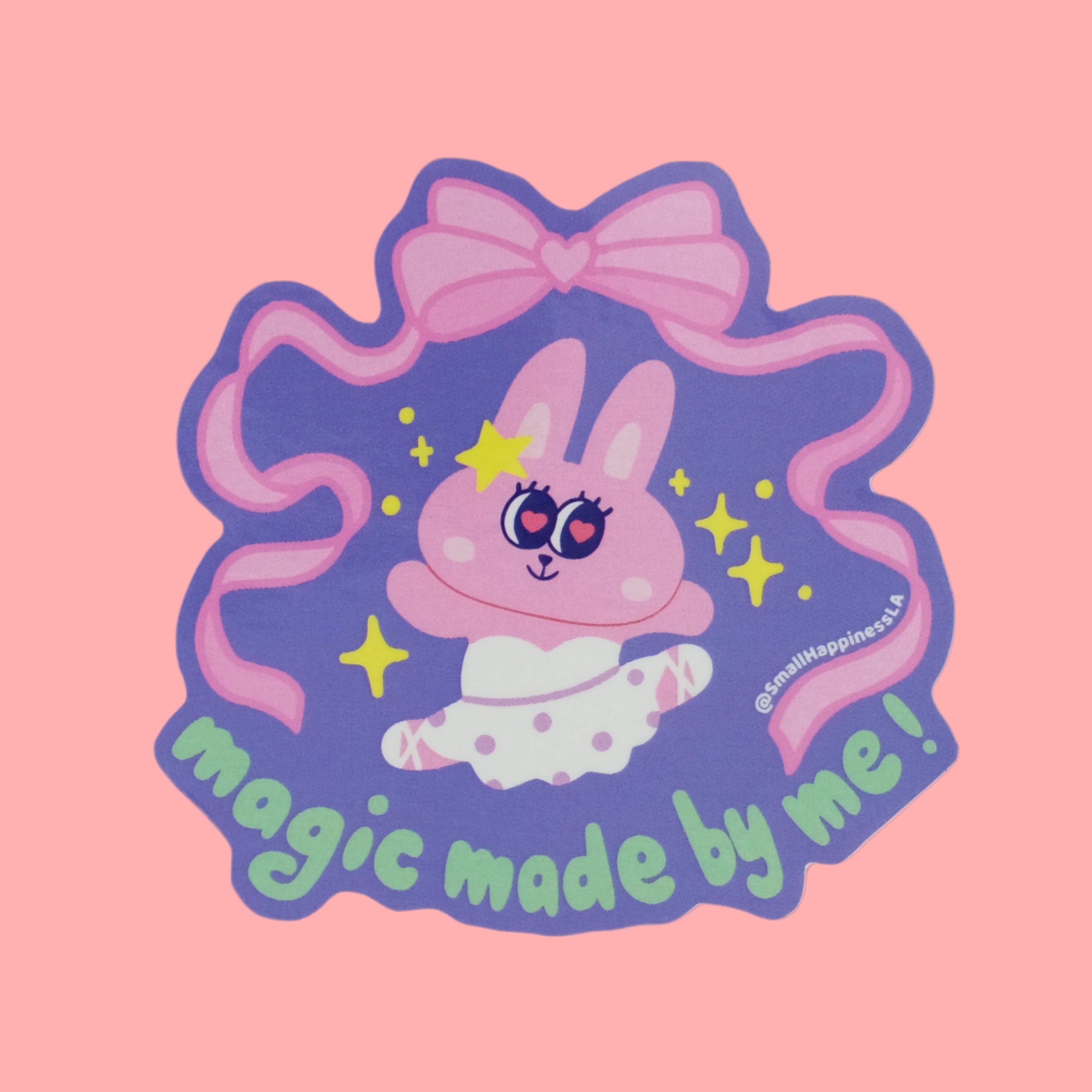 Bunny Ballet Vinyl Sticker
