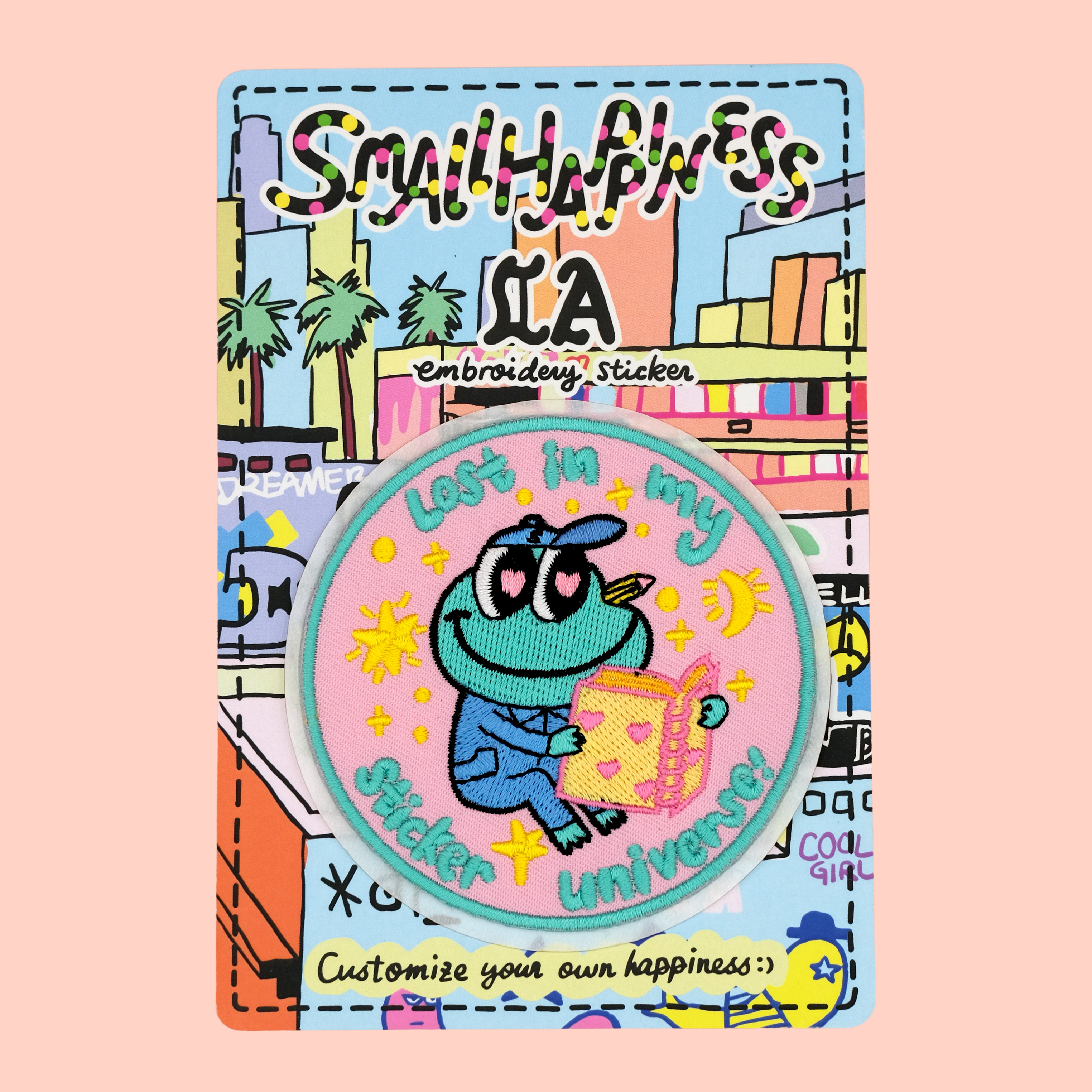 In My Sticker Universe - Mochi the Frog Embroidery Sticker