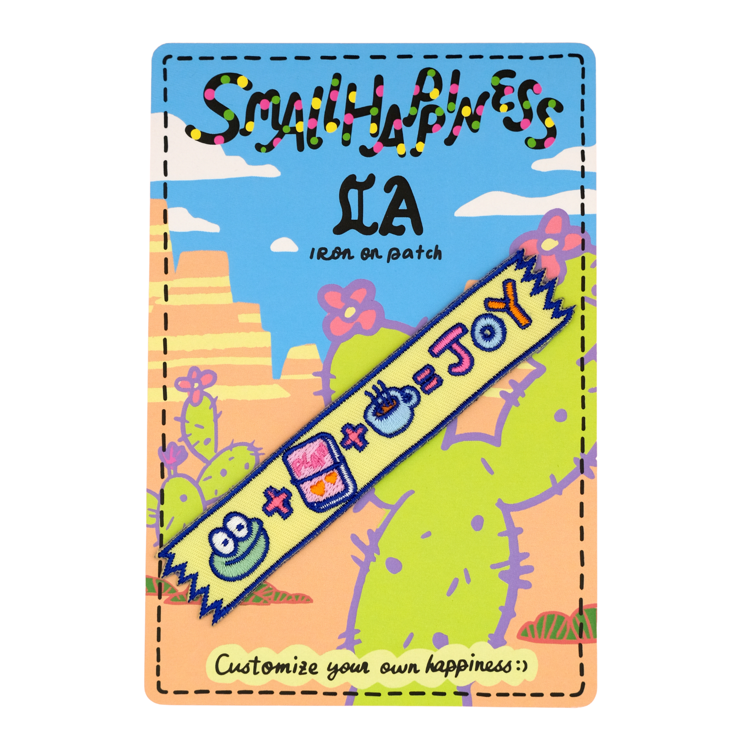 Mochi's Washi Tape Iron-on Embroidery Patch