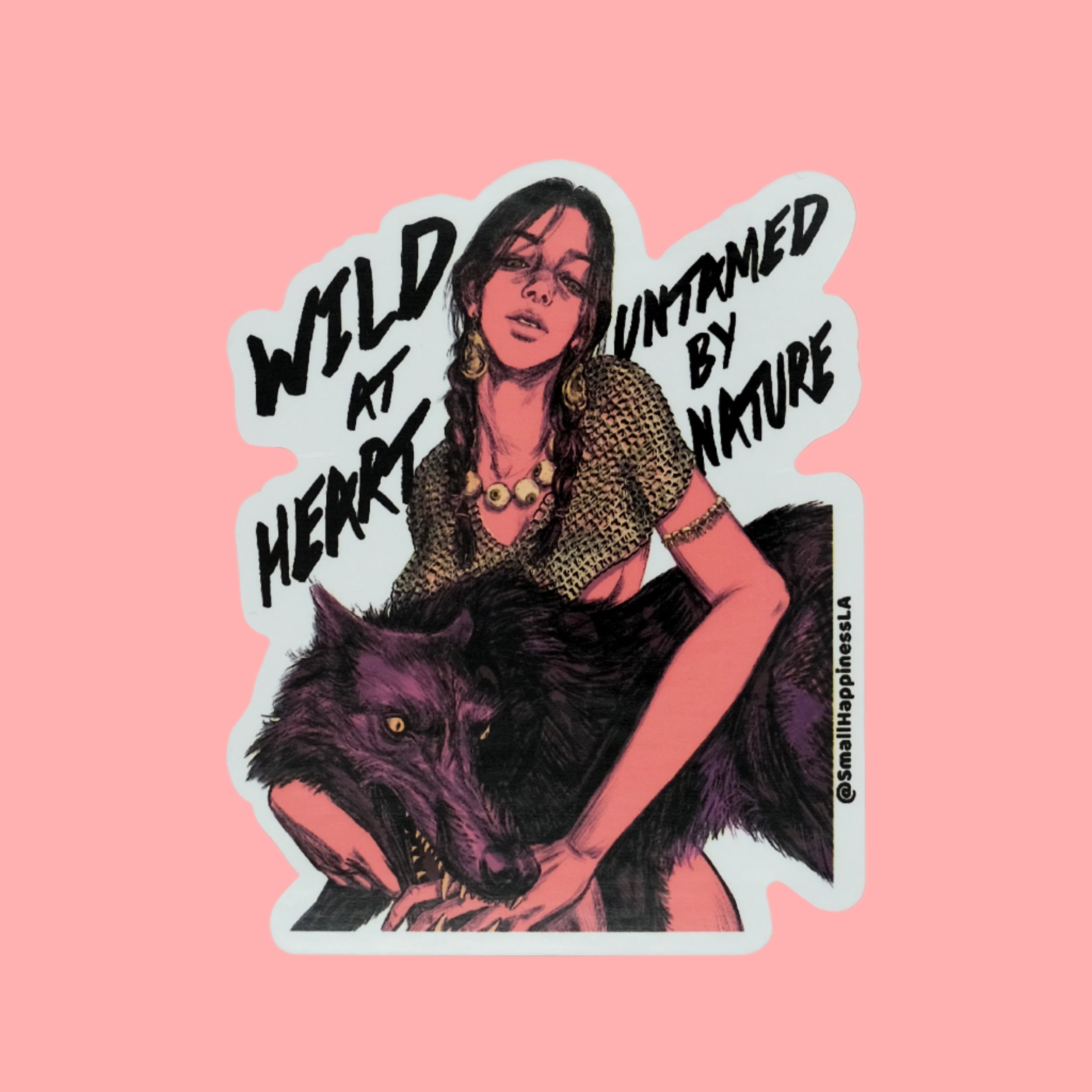 Wolf Witch Vinyl Sticker (B-Grade)