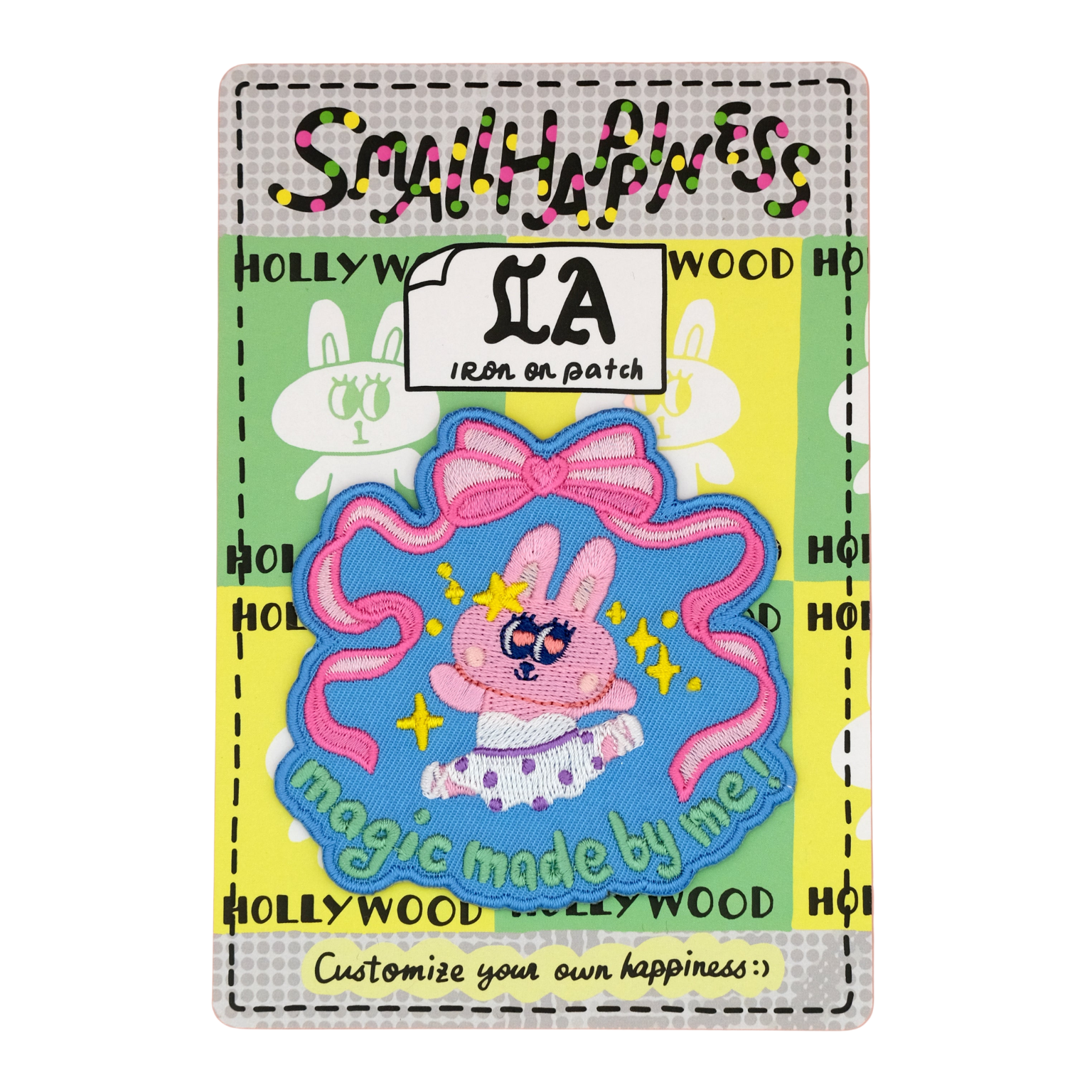 Bun Ballet Iron-on Embroidery Patch