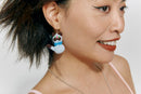 Chubby Cat Crochet Earrings