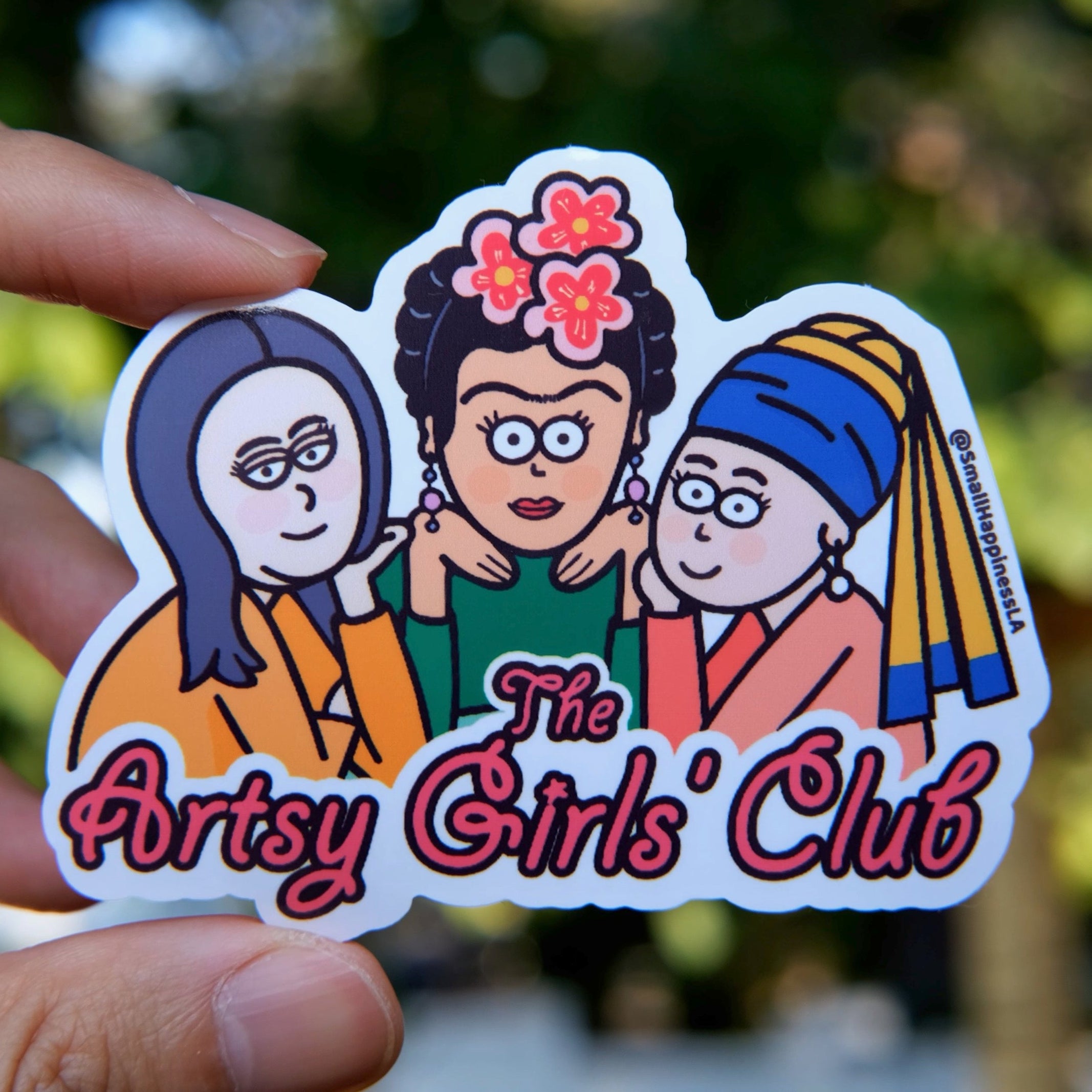 Artsy Girls Club Vinyl Sticker (B-Grade)