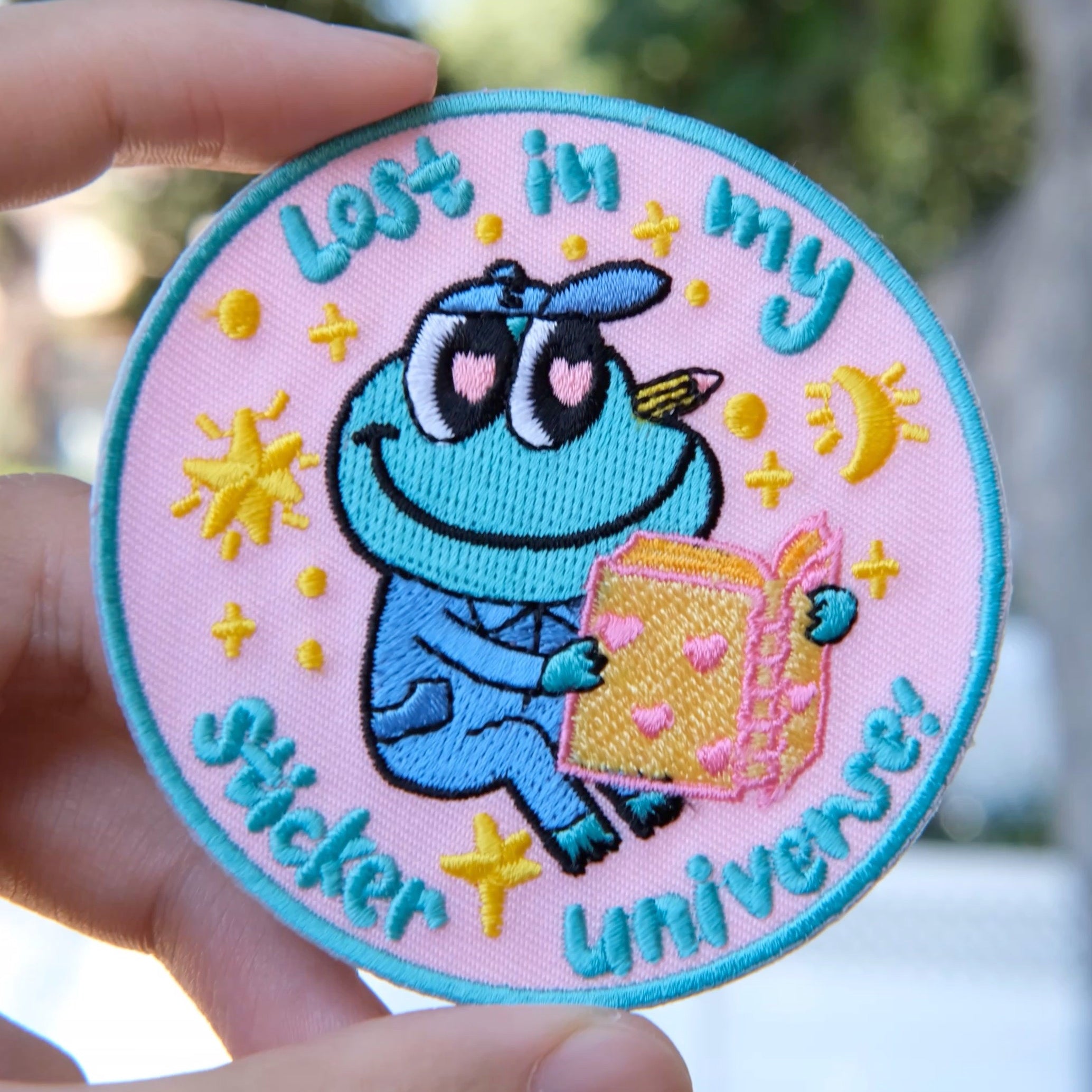 Mochi's Sticker Universe Iron-on Embroidery Patch