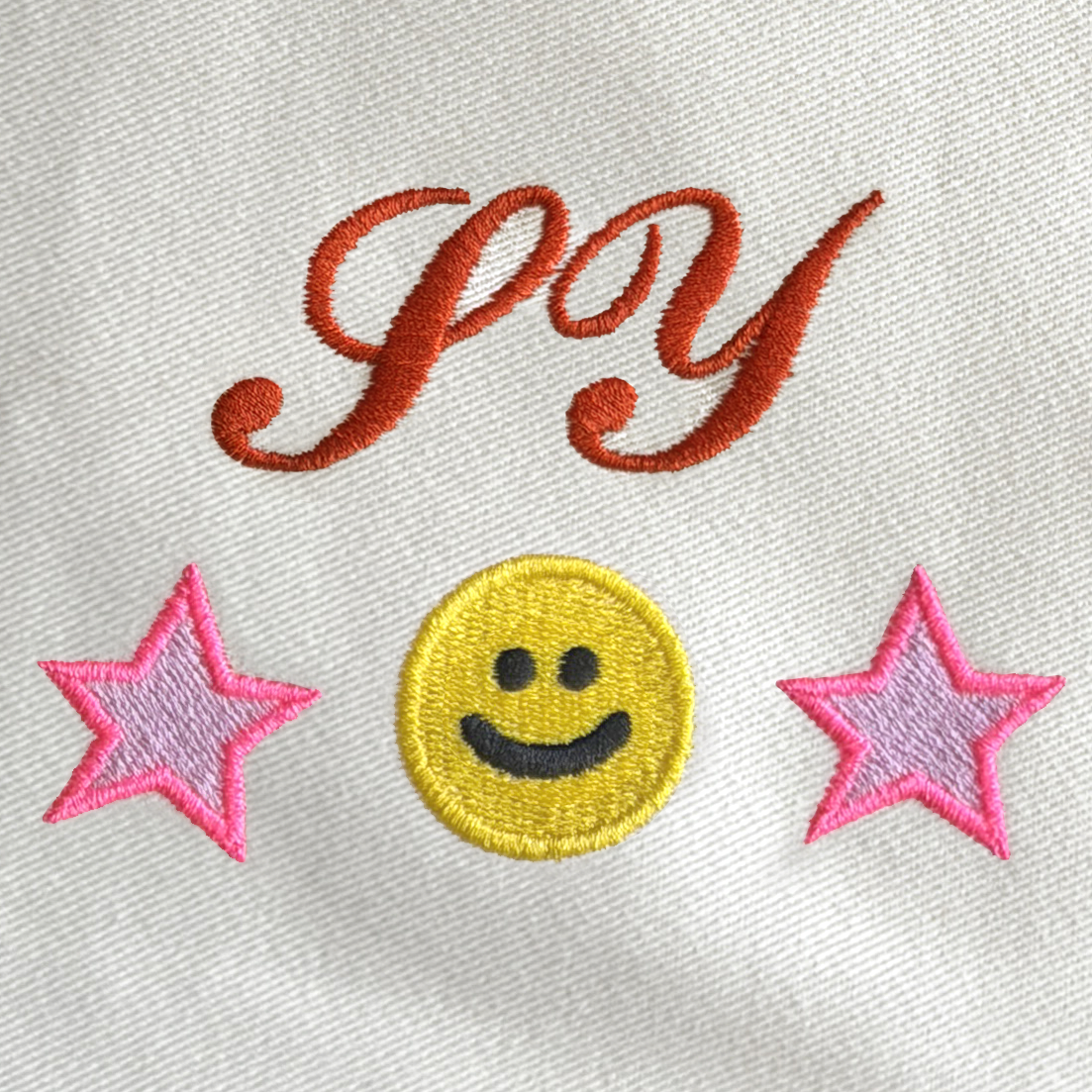 Initials + Icons Personalized Embroidery
