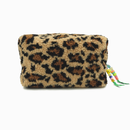 Large Handmade Leopard Print Pouch, Personalizable