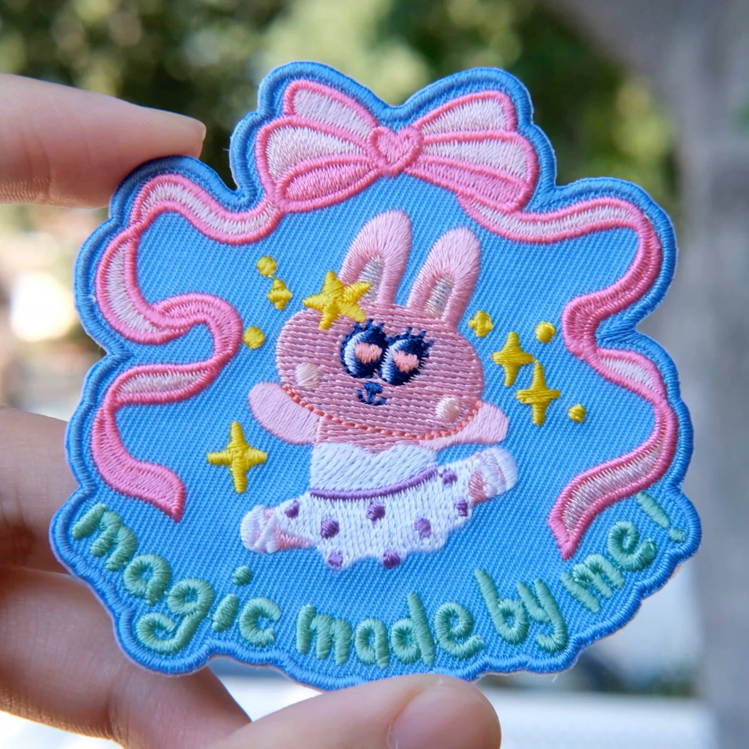 Bun Ballet Iron-on Embroidery Patch