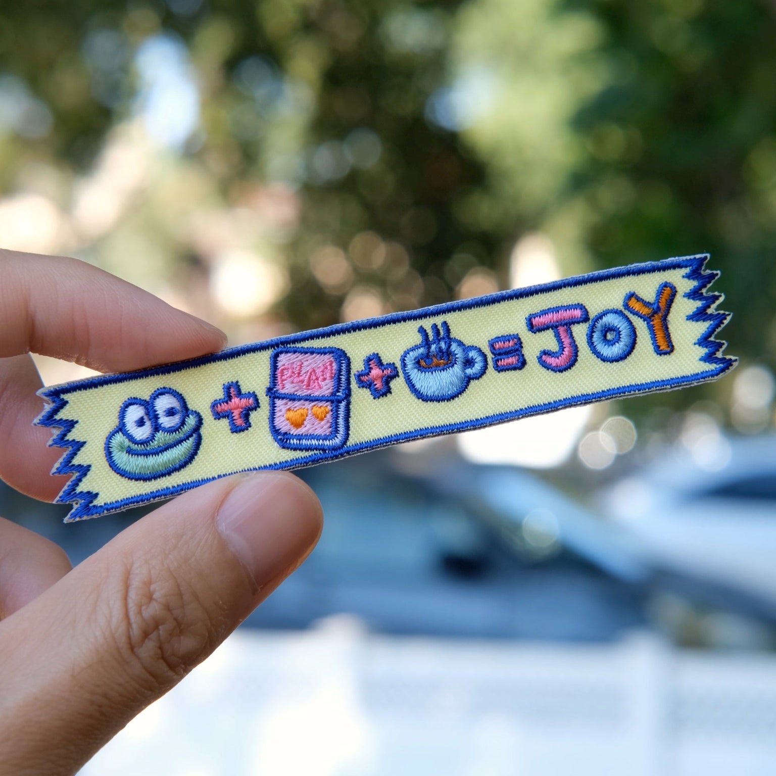 Mochi's Washi Tape Iron-on Embroidery Patch