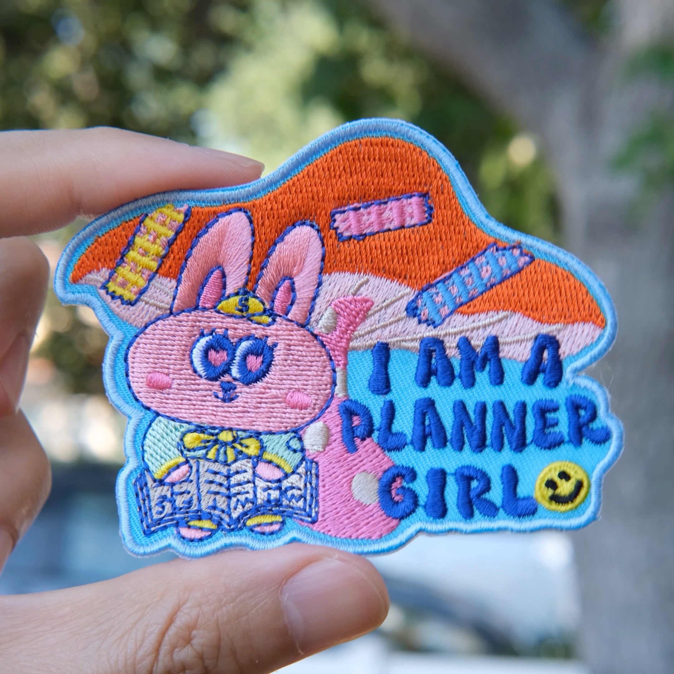 Planner Girl Iron-on Embroidery Patch